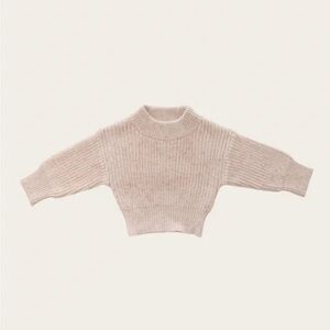 Jamie Kay Morgan Knit Sweater in Cameo Rose Fleck